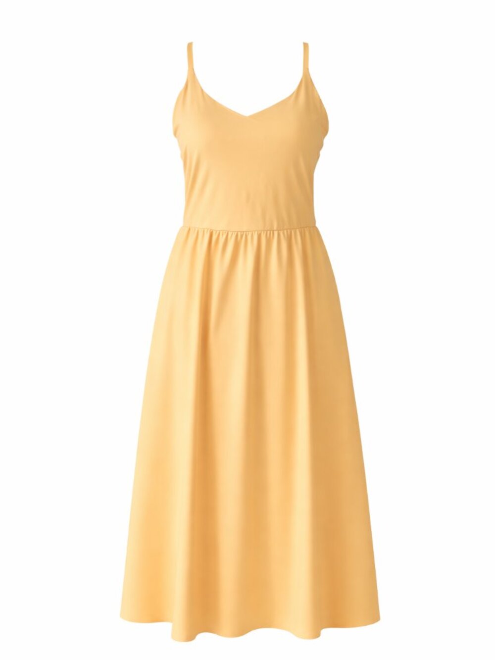 NWT Halara Softlyzero™ Airy Dress Yellow Racerback Midi Stretch UPF 50+ Size M